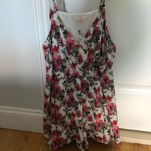 Shoulder cut out romper